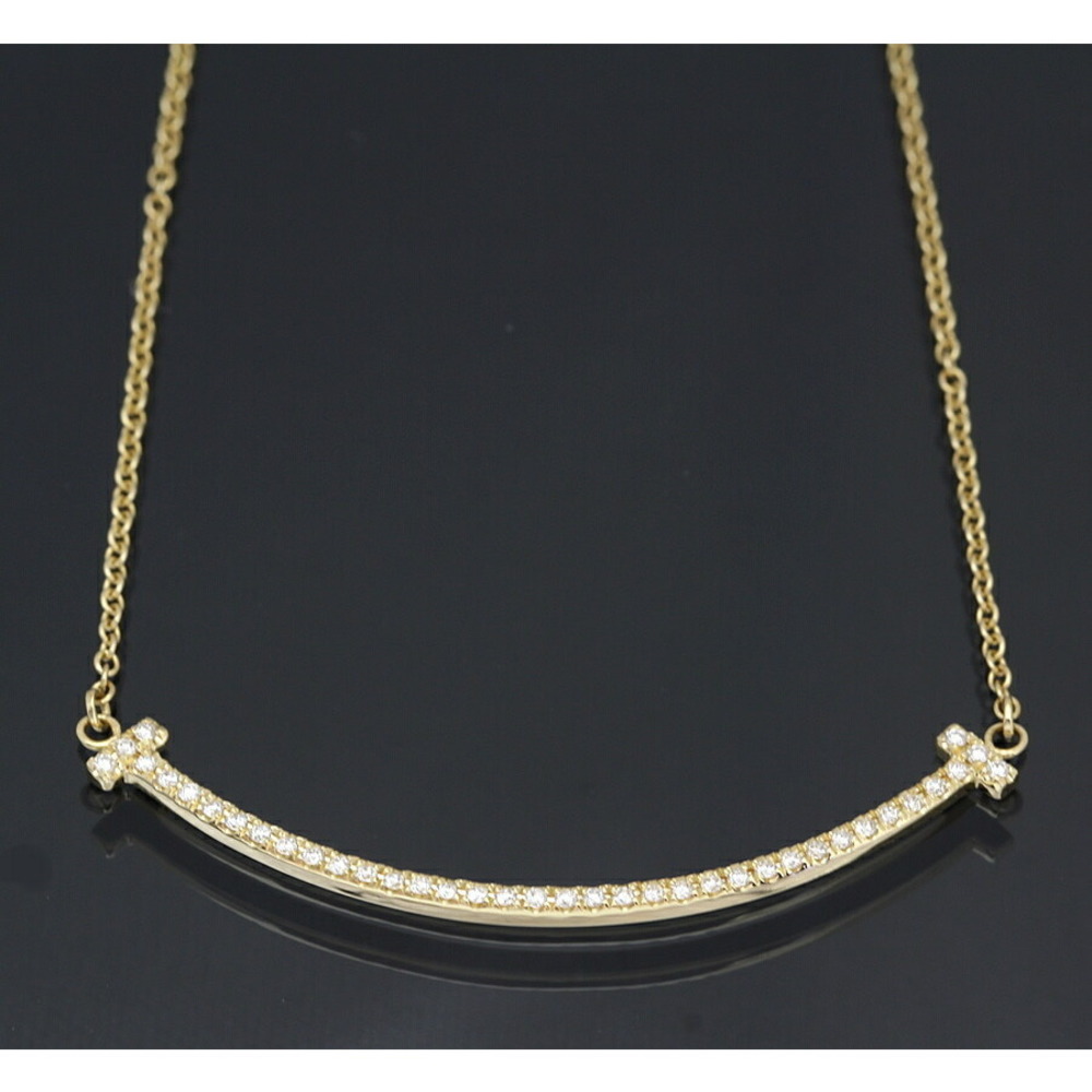 Tiffany T Smile Small Necklace Diamond